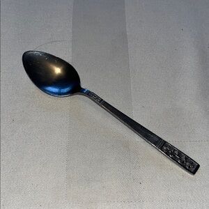 Customcraft Stainless Elegant Silver Teaspoon with Floral Design